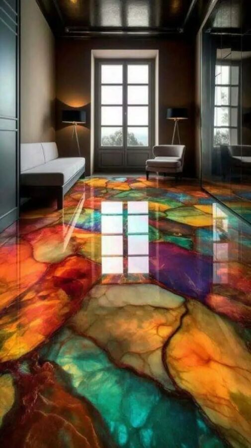 Peinture sur sol ragréage