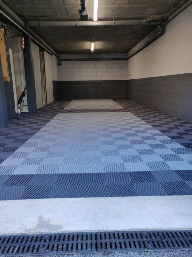 Ragréage sol garage voiture