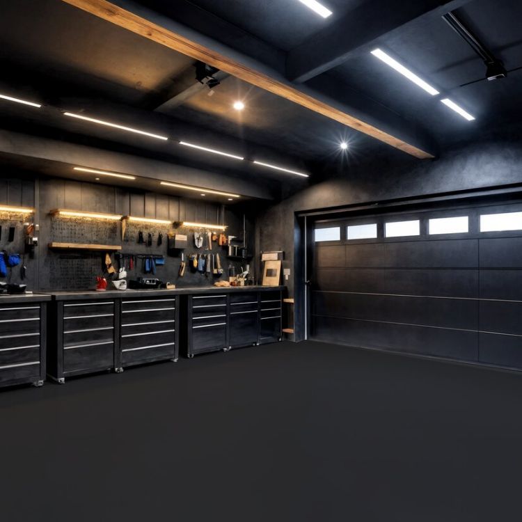 Ragréage sol garage voiture