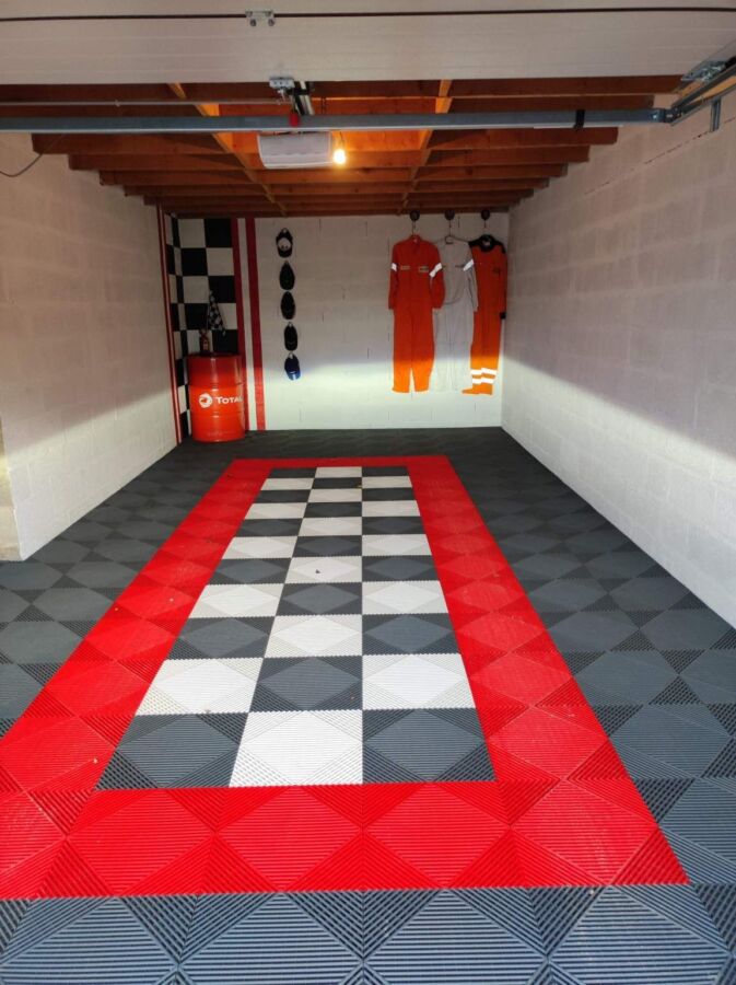 Ragréage sol garage voiture