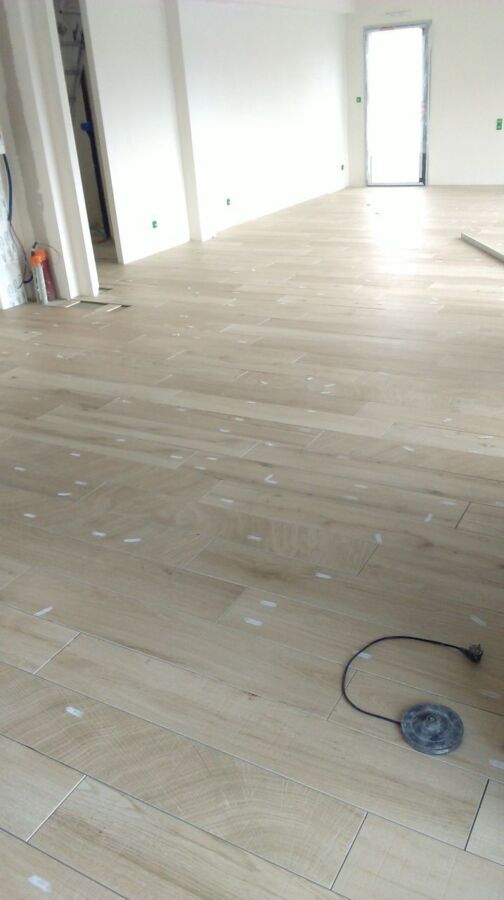 Installation parquet sur carrelage