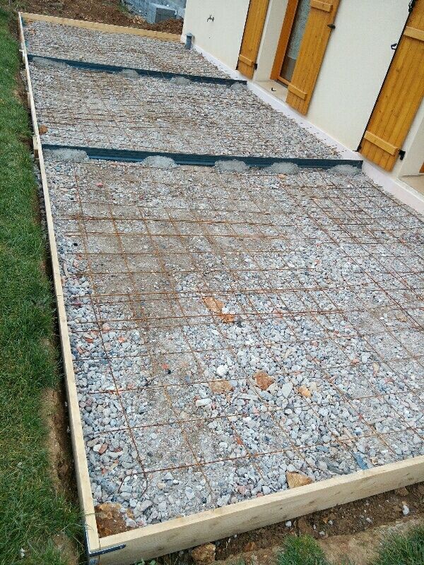 Application de ragréage béton