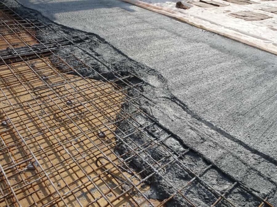 Application de ragréage béton