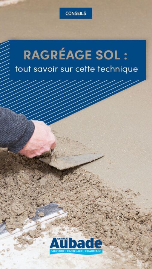 Techniques ragréage sol extérieur