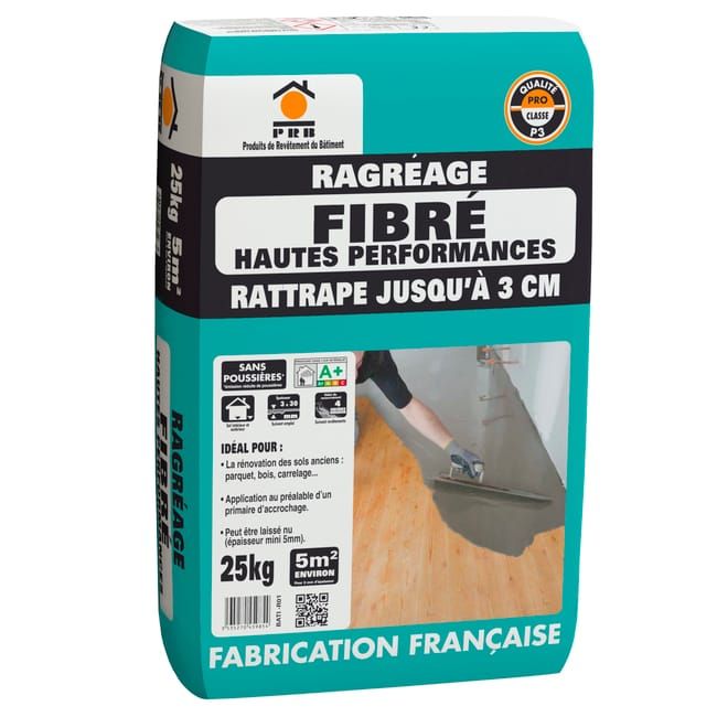 ragréage fibré autolissant