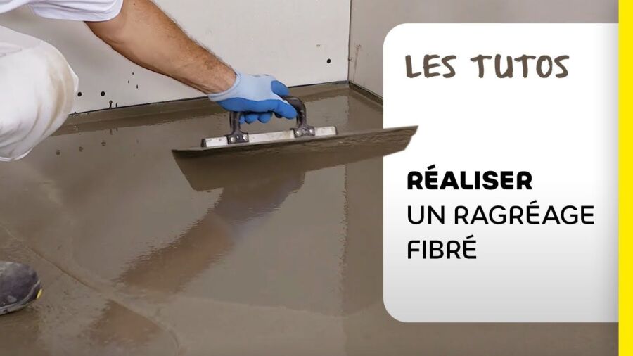 Avantages ragréage fibré Weber