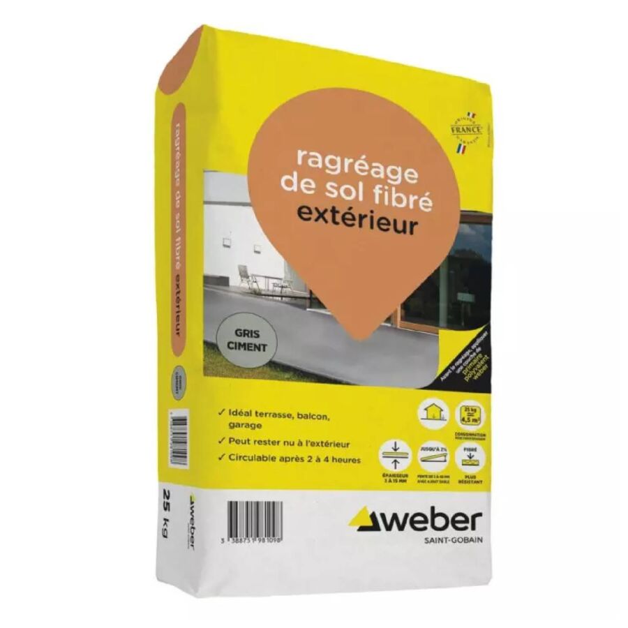 Choix ragréage non fibré