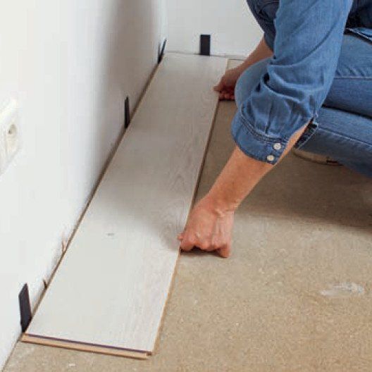 Installation parquet stratifié