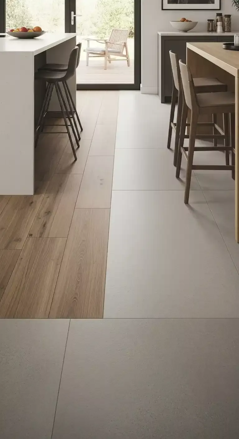 Installation de parquet collé