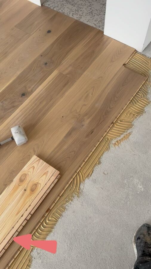 Techniques parquet sur carrelage