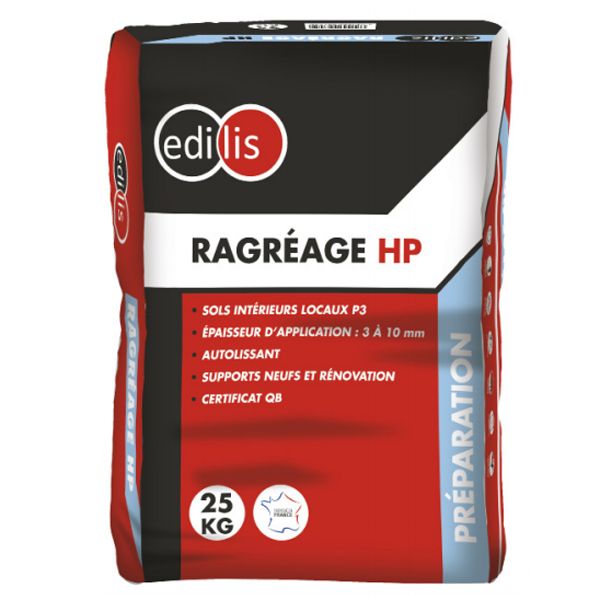 Sacs de ragréage adaptés