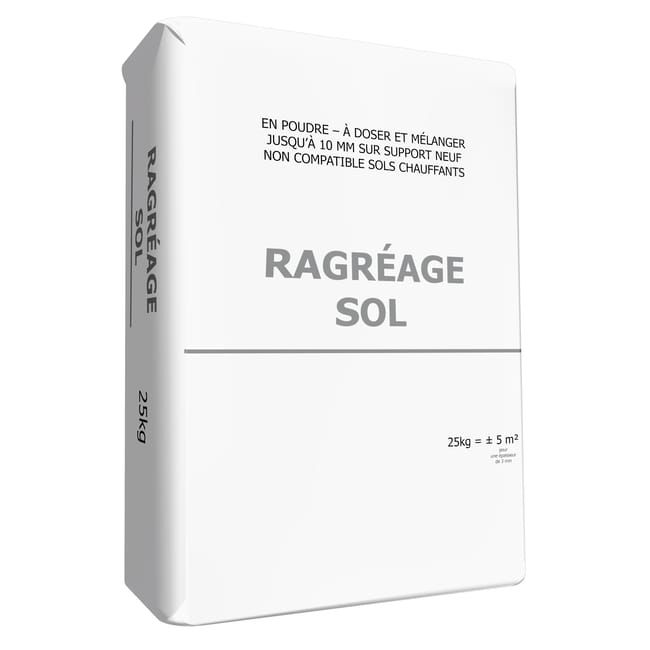 Choix sacs de ragréage