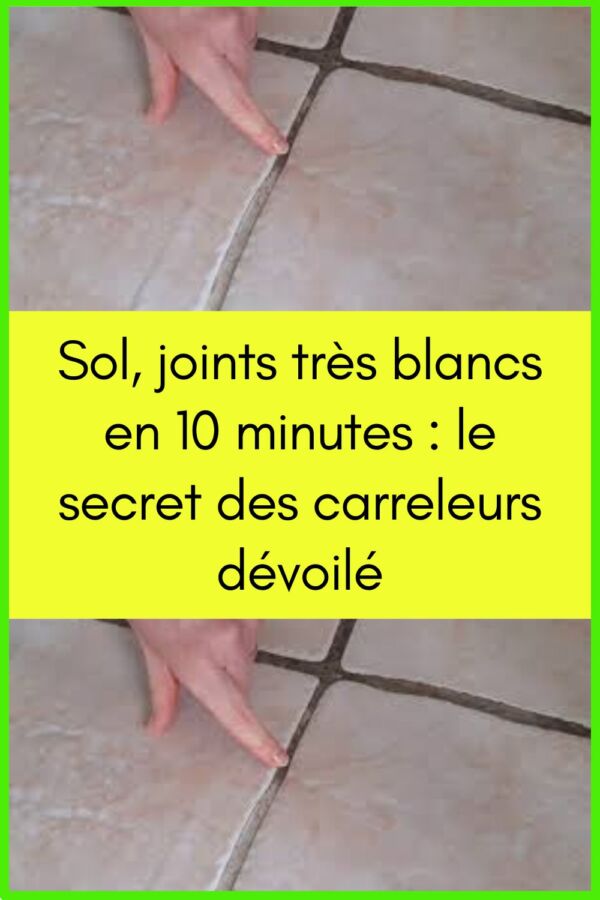 joints de carrelage par étapes